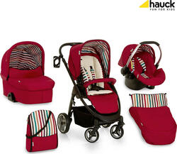 Hauck коляска 3 в 1 Lacrosse All in One Stripe chilli 14354-4