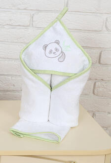 Верес пеленка для купания Cute Panda white 190.24ver