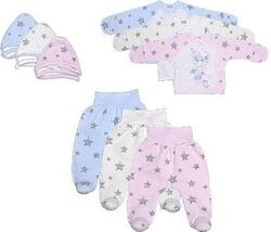 Garden baby комплект з 3 предметів "Little star", рожевий 62 50014-07-62-рожевий зірочки