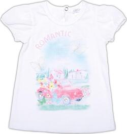 Garden baby футболка "Квітковий автомобільчик" 68 26125-16-68-білий