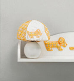 MIBB настільна лампа Bau Bau White/orange 391wo