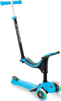 Globber самокат Go up sporty plus lights 5 в 1 голубой 642-101