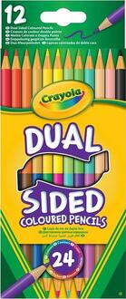 Crayola набор двусторонних карандашей 256356.024