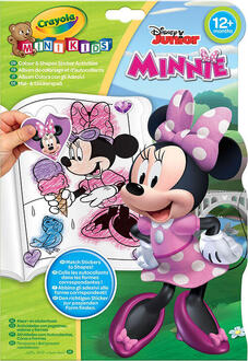 Crayola набір-розмальовка з стікерами Mini Kids Minnie Mouse 256399.012