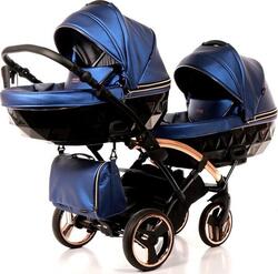 Junama универсальная коляска для двойни Fluo line Duo Slim 01 J-Fl-DUOs-01