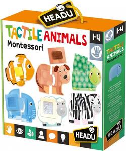 Headu тактильная игра-пазл Монтессори Животные IT20188