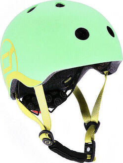 Scoot&Ride шлем защитный детский с фонариком (S/M) киви SR-190605-KIWI
