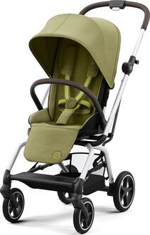 Cybex коляска Eezy S Twist+ 2 SLV (с бампером) Nature Green 522001067bbg