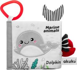 Akuku сенсорна книга Морские животные A0480