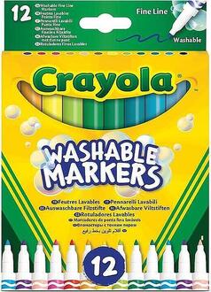 Crayola набор фломастеров тонкая линия Washable 12 шт. 58-6671