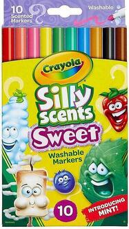 CRAYOLA набір фломастерів Silly Scents, тонка лінія (washable) з ароматом, 10 шт 58-5071G