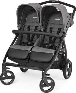 Peg-Perego прогулочная коляска для двойни Book For Two Quarz (серая) IP05280000GL53