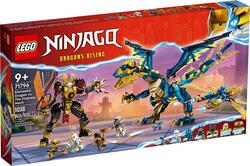 Lego конструктор Ninjago Дракон стихий против робота Владычицы 71796erc