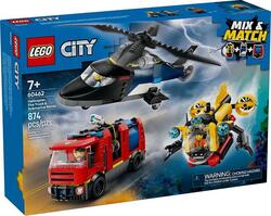 Lego конструктор City Ремікс вертольотів, пожежних машин та підводних човнів 60462erc