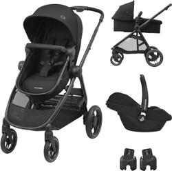 Maxi-Cosi универсальная коляска 3в1 Zelia³ Duo + автокресло CabrioFix i-SizeMaxi-Cosi універсальна коляска 3в1 Zelia³ Duo + автокрісло CabrioFix i-Size Essential Black 1930672110