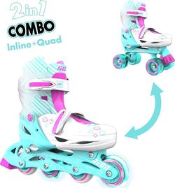 Neon роликові ковзани Combo розмір 30-33 бирюзовый NT09T4
