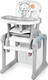 Baby Design стільчик для годування Candy 01 white 18290ber