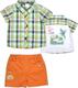 Garden baby "Экзотический остров" комплект 80 42129-38/40-80-клітинка/теракот