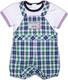 Garden baby "Премиум клуб" комплект  74 42140-03/38-74-білий/синьо-зелена кліт.
