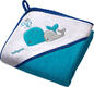 BabyOno рушник велюровий з капюшоном "Киты" 100х100 138/02bo