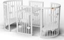 Ingvart ліжечко-трансформер 9-в-1 Baggybed Round Heart Белая 1349003in