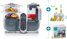 Babymoov блендер-пароварка Nutribaby + grey + набір Foodii A108463