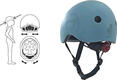 Scoot & Ride шолом захисний дитячий з ліхтариком (S) голубика SR-181206-BLUEBERRY_S