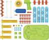 Edu-Toys конструктор Горка с инструментами Зигзаг JS021afk