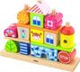 Viga Toys деревянная пирамидка Городок  50043afk