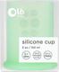 Olababy первый детский силиконовый стаканчик  Mint/Бирюзовый 60411ob