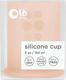 Olababy первый детский силиконовый стаканчик  Coral/Оранжевый 60421ob