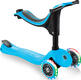 Globber самокат Go up sporty plus lights 5 в 1 голубой 642-101