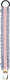  Bjallra of Sweden тримач для пустушки Pink/Grey lace 8069833