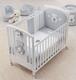 Italbaby ліжечко з кріпленням для другого рівня Peluche белый-розовый 070-0820-0071