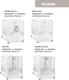 Italbaby ліжечко з кріпленням для другого рівня Peluche белый-розовый 070-0820-0071