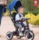 Qplay складаний триколісний велосипед Rito + Eva Blue S380-8Blue