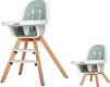 Carrello стульчик для кормления Prego CRL-9504/1 ash green 24152ber
