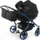 Junama коляска для двійнят Diamond Individual Duo 02 JD-IN-DUO-02