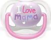 Avent пустышка I love, в ассортименте 0-6 мес, для девочки 8710103949213