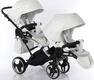 Junama коляска для двойни Mirror Satin Duo Slim 04 J-MS-DUOs-04
