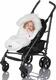 ДоРечі зимовий конверт-кокон на овчині Baby XS з опушкою  белый 1878ODor