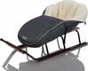 ДоРечі зимовий конверт-кокон на овчині Baby XS з опушкою  графитовый 1883ODor