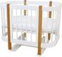 Ovalbed дитяче приставне ліжечко 3в1 Happy +маятник Limited OD-3(v)