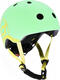 Scoot&Ride шлем защитный детский с фонариком (S/M) киви SR-190605-KIWI