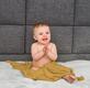 BabyOno ковдра бамбукова з бахромою желтый 546/03bo