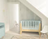 Indigowood ліжко-трансформер Tower Baby 140 x 70 см зі знімною спинкою голубое/натуральное дерево 41798-indigo