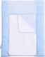 Верес пеленальний матрац (70x50) Velour Medium blue 429.05ver
