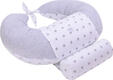Верес подушка для кормления Comfort Lux Velour stars grey 302.04.2ver