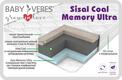 Верес матрас Sisal Coal Memory Ultra 190х90х10 см 52.4.04ver
