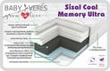 Верес матрас Sisal Coal Memory Ultra 200х90х14 см 52.44.11ver
